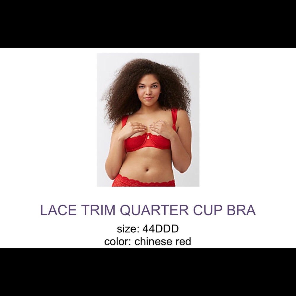 Red Bra Lane Bryant